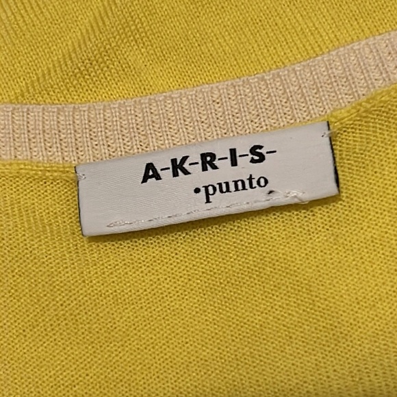 AKRIS PUNTO 2 Piece Set Cardigan + Tank Top Wool Size 2 - Picture 14 of 16